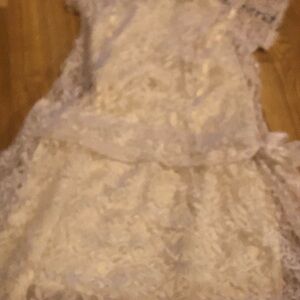 Vintage White Lace  Dress